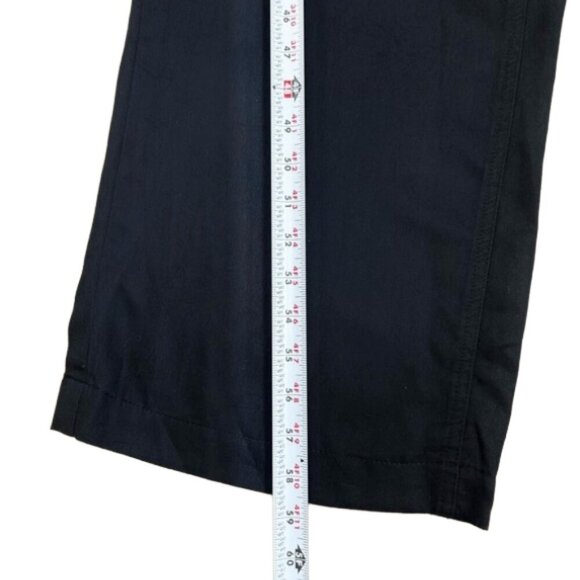 Free People x Revolve Black Tuxedo Jumpsuit Lace Inset Wide-Leg Open Back 0 - Picture 11 of 14